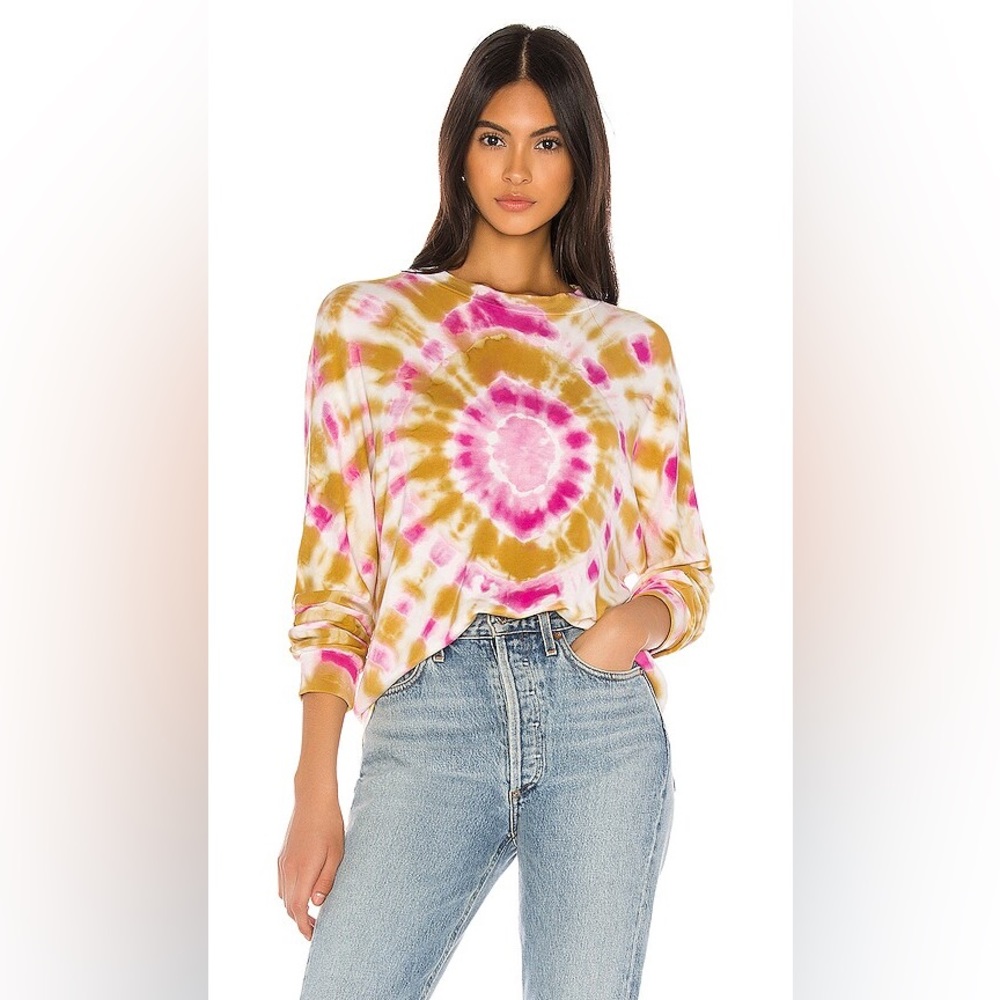 LNA TIE DYE DOLMAN COMFY SWEATSHIRT